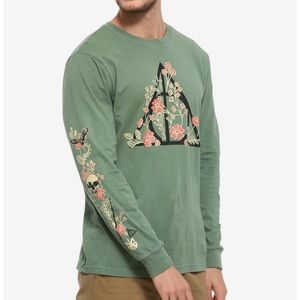 boxlunch harry potter deathly hallows long sleeve shirt